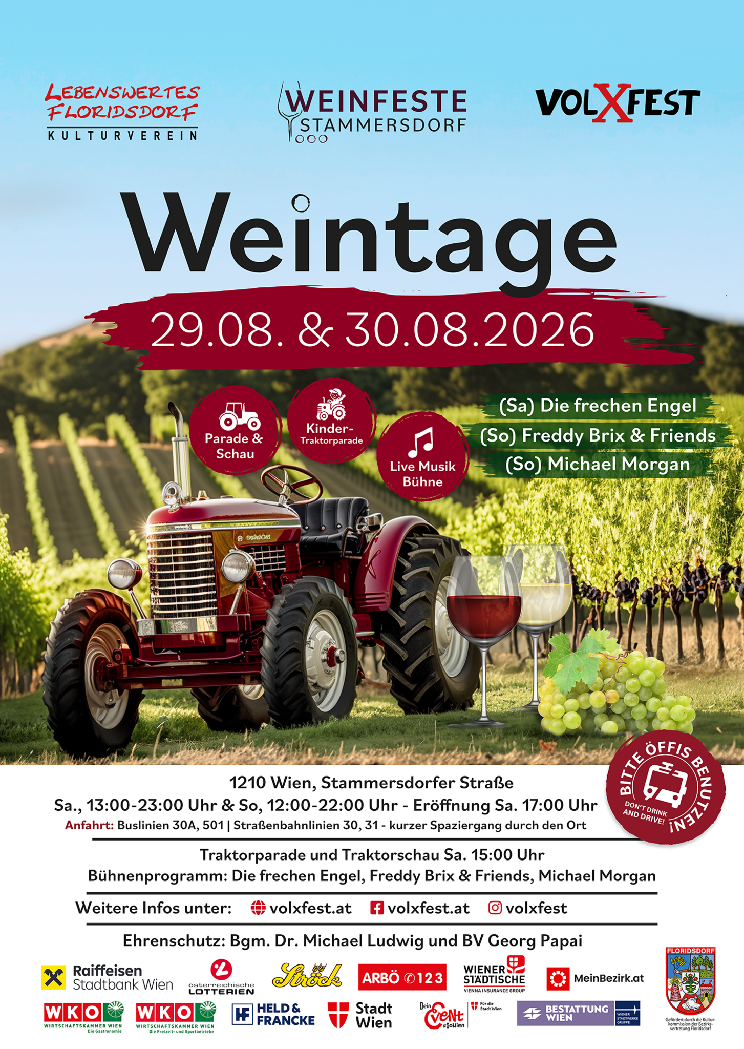 Stammersdorfer Weintage, 29. & 30. August 2026