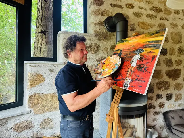 Hans Auer hat sich die Kunst des Malens über Jahrzehnte selbst angeeignet und zeigt nun erstmals einen Querschnitt seines Schaffens. | Foto: privat