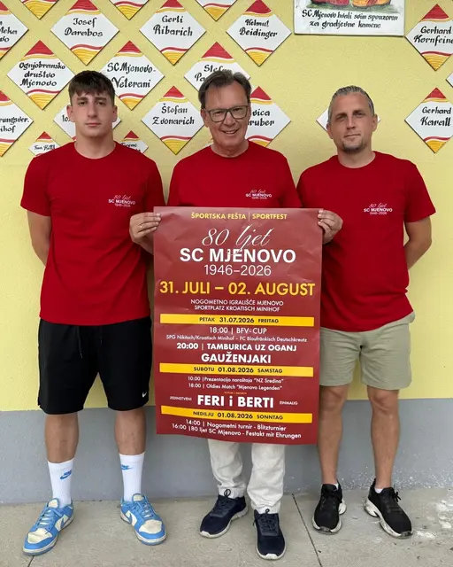 Laden ein: David Domnanovich (Spieler) Norbert Darabos (Obmann), Daniel Pratl Trainer | Foto: SCM 