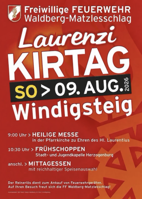 Einladung | Foto: FF Waldberg-Matzlesschlag