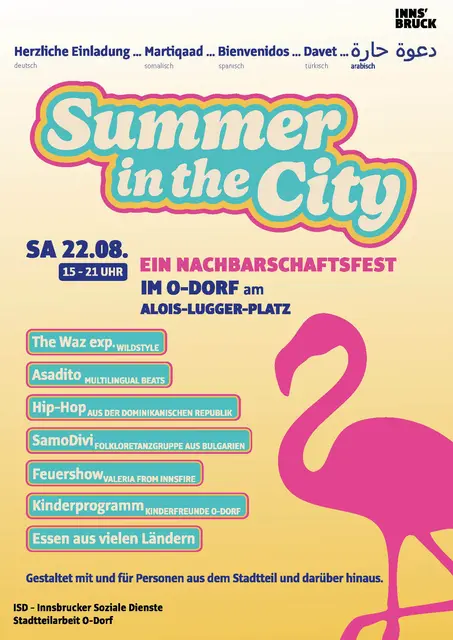 Summer in the City am 22. August im O-Dorf. | Foto: Stadtteiltreff O-Dorf