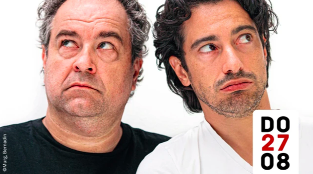 Bernhard Murg und Stefano Bernadin präsentieren am 27. August ihr gemeinsames Kabarettprogramm „...bis einer weint! Ein Abend zum Lachen“ in Neulengbach. | Foto: (C) Murg, Bernadin