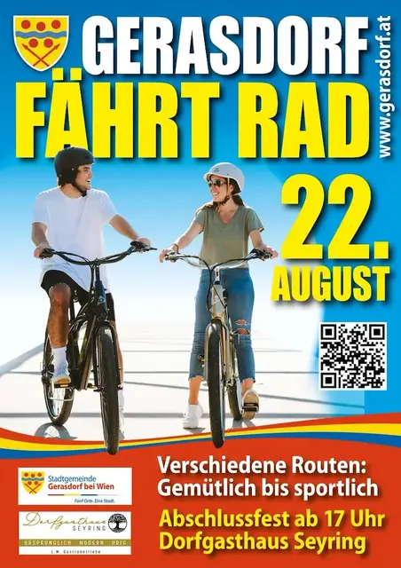 Der Abschluss der Sternfahrt wird wieder bei einem gemütlichen Zusammensein im Dorfgasthaus Seyring gefeiert.  | Foto: Gemeinde Gerasdorf