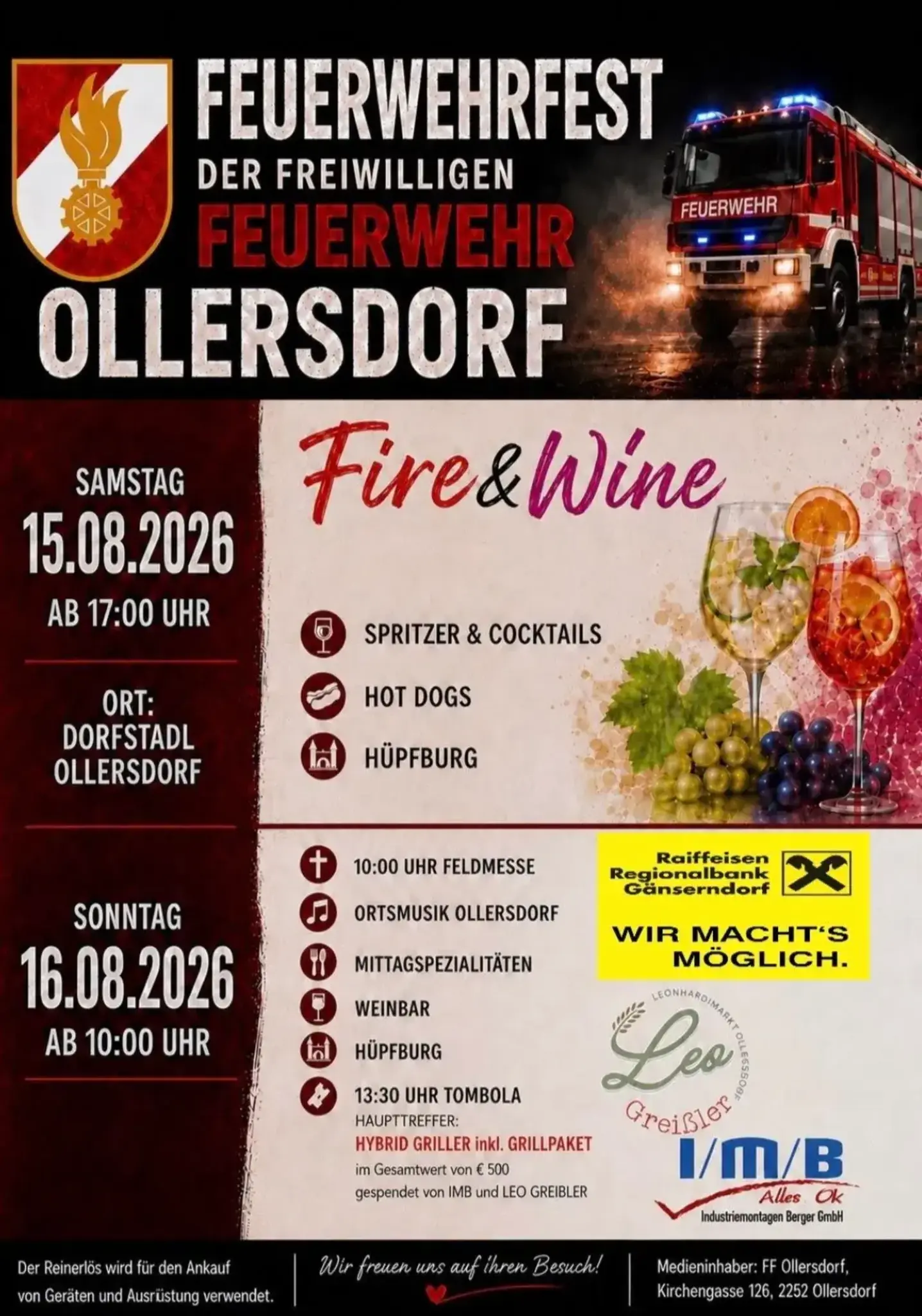 Fest der Freiwilligen Feuerwehr Ollersdorf