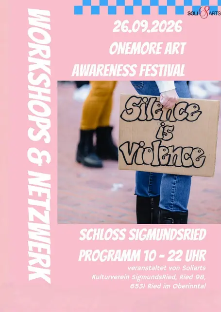 OneMore Art Awareness Festival am 26. September 2026. | Foto: unsplash