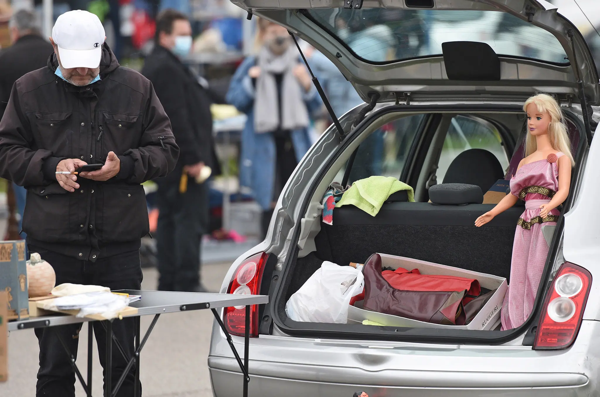 Kinderflohmarkt direkt aus dem Kofferraum