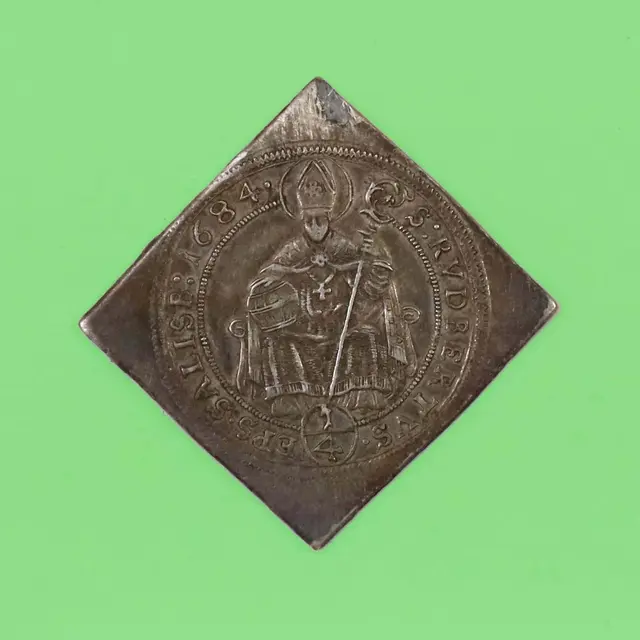 Münze bei der Münzenausstellung in der Alten Hofmühle in Hollabrunn. | Foto: Stadtmuseum