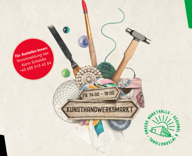 Im Oktober, November und Dezember gibt es gleich mehrere Termine für den Kunsthandwerksmarkt in der Markthalle Innsbruck.  | Foto: Markthalle-Innsbruck