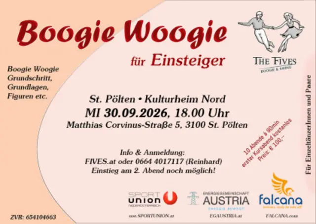 Boogie Woogie für Einsteiger in St. Pölten
 | Foto: THE FIVES
