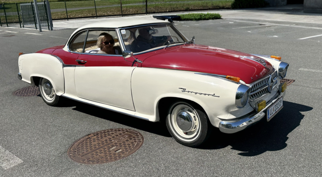 Die liebevoll gepflegten Borgward-Klassiker machen auch in Kufstein Station. | Foto: Hans Lukasser