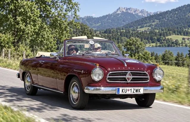 Zwölf historische Borgward-Fahrzeuge sind am 19. und 20. September bei einer gemeinsamen Ausfahrt durch die Region unterwegs. | Foto: Hans Lukasser