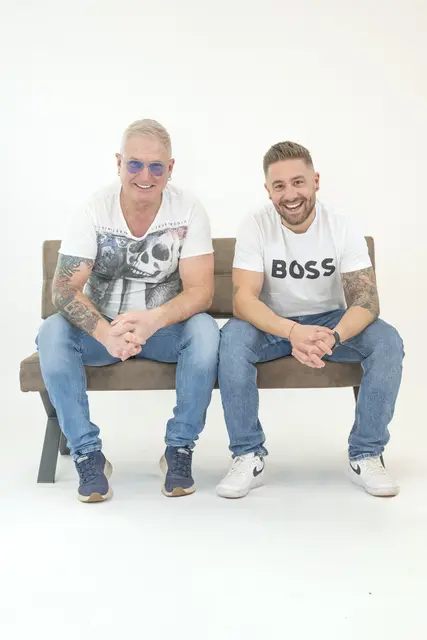 Das Duo "Chekka-Noe" gastiert in Pürgg. | Foto: Chekka-Noe