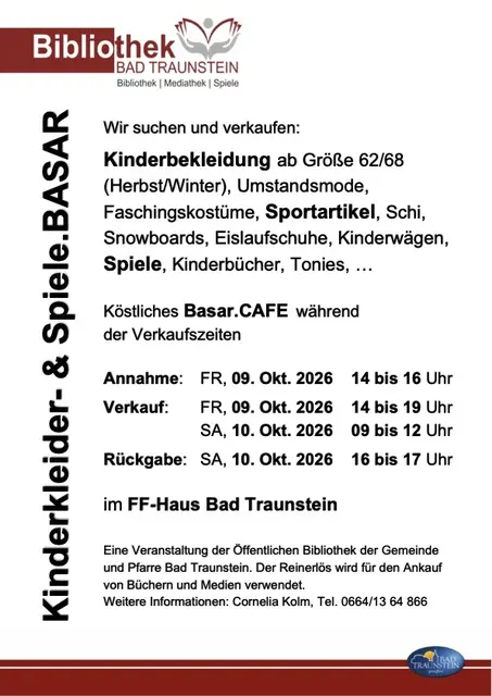 Einladung | Foto: Bibliothek Bad Traunstein