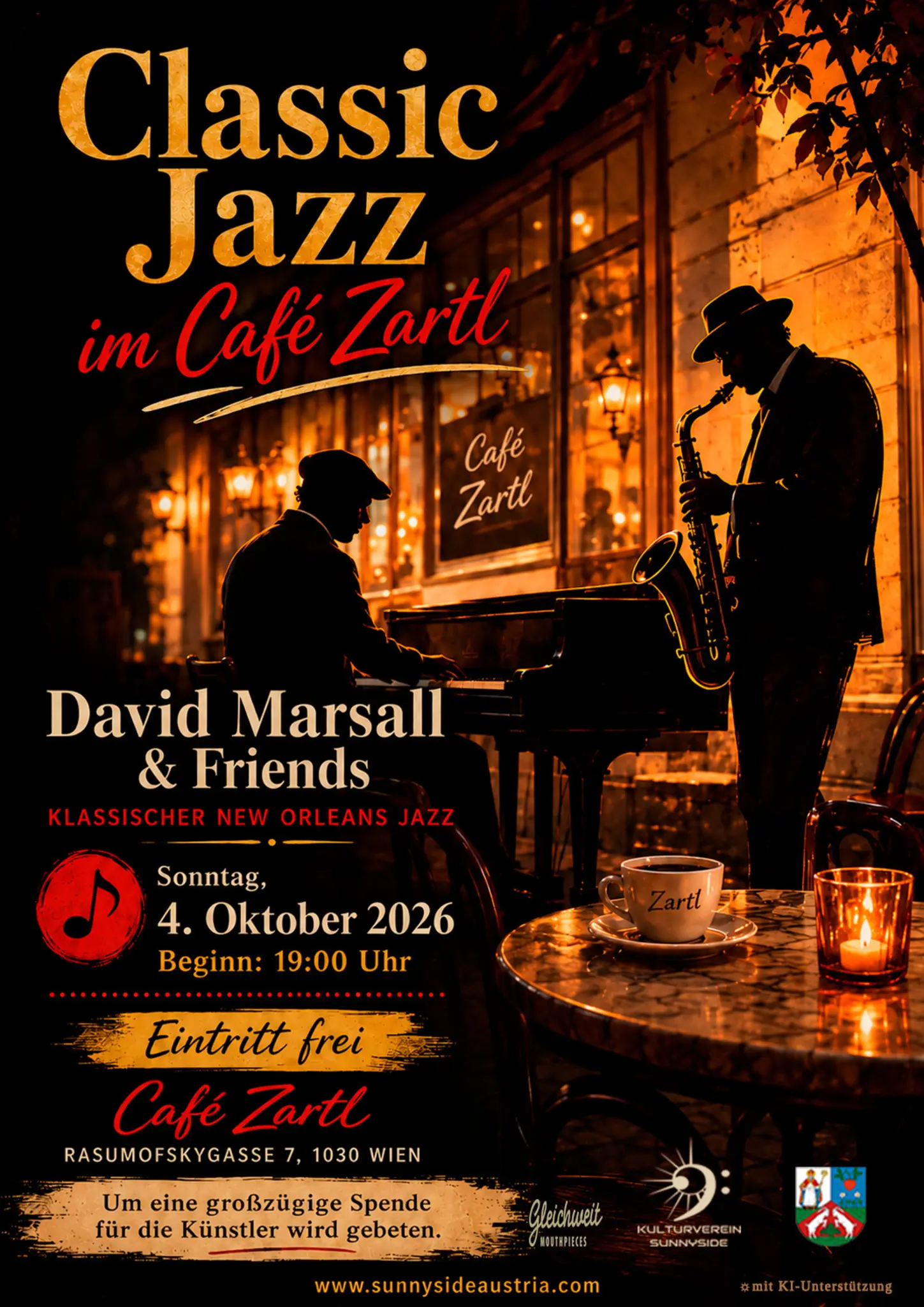 Classic Jazz im Cafe Zartl