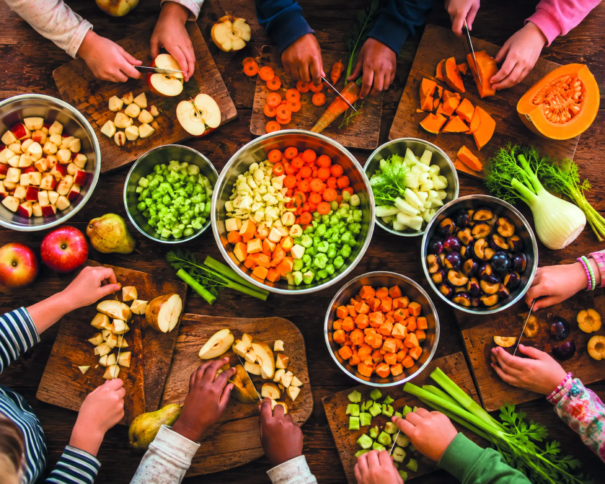 Gemeinsam gesund kochen in Meidling! Herbstliche Suppen & Kompott für Kinder und Jugendliche