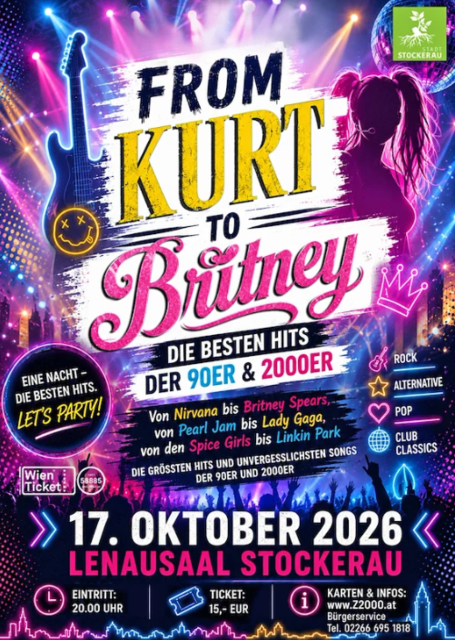 Die besten Hits der 90er und 2000er. | Foto: Fr. Klug