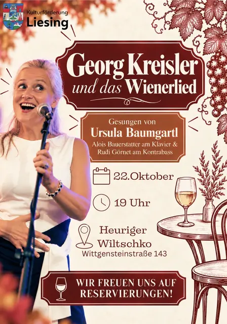 Georg Kreisler und das Wienerlied - Ursula Baumgartl beim Heurigen Wiltschko