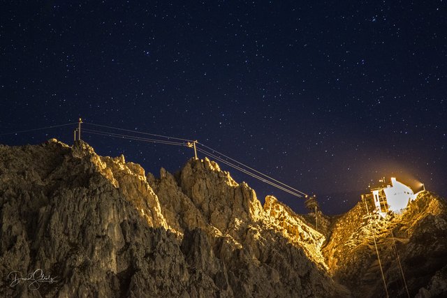 Abendlicher Ausblick zum Hafelekar, hoch über Innsbruck !