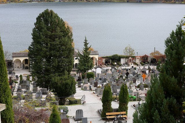 Der Friedhof von Zell am See.