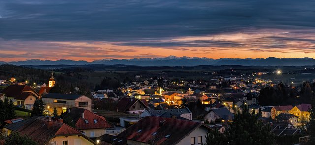 über den Dächern von Peuerbach