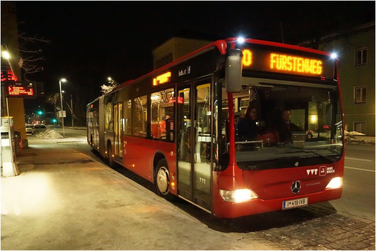 Die Letzte Fahrt Der Buslinie O In Innsbruck