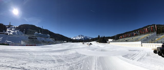 FIS Nordischen Ski-WM Seefeld 2019 - Perfekte Bedingungen wie hier im Start und Zielbereich ! | Foto: Skamen Julius
