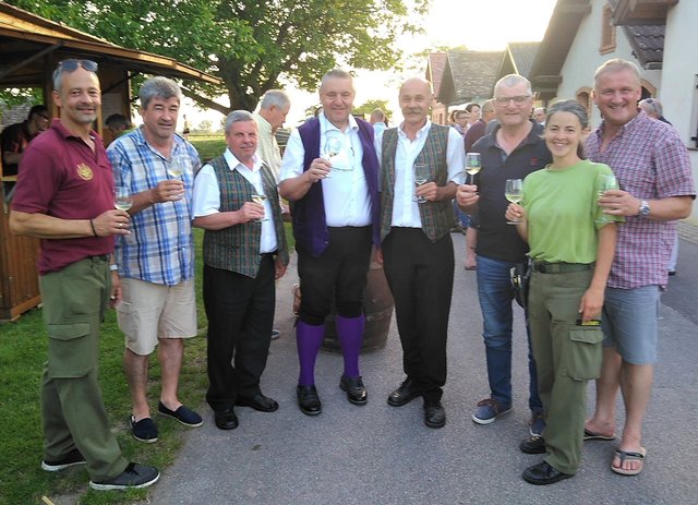 44. Kellerfest in Wulzeshofen 50 Jahre Betriebskapelle Jungbunzlauer