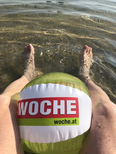 ... steck ich die Füß‘ in weißen Sand!