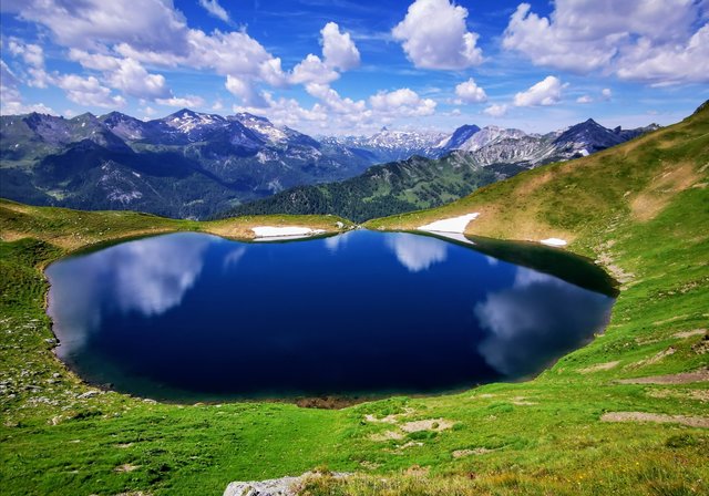 ... am Twengeralmsee (Spiegelung)