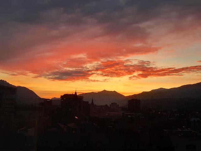 Welch ein Morgenrot
Früh aufstehen lohnt sich