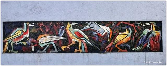 Mosaik in der Thalhaimergasse in Ottakring