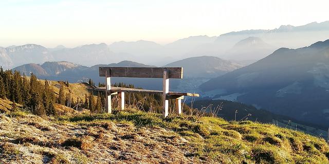 Bank mit Aussicht..... | Foto: T.L. Wildschönau