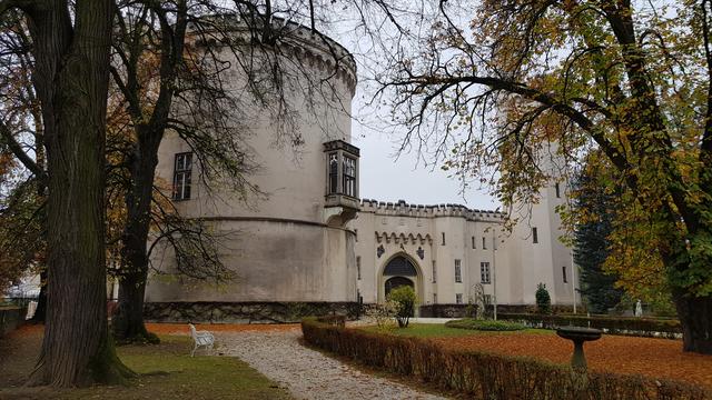 Auch bei einem herbstlichen Regenschauer macht das Schloss Wolfsberg einen stattlichen Eindruck.  | Foto: Johannes Kreuzer 