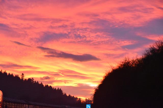 Sonnenuntergang in der nähe von Gleisdorf | Foto: Gerald Dreisiebner