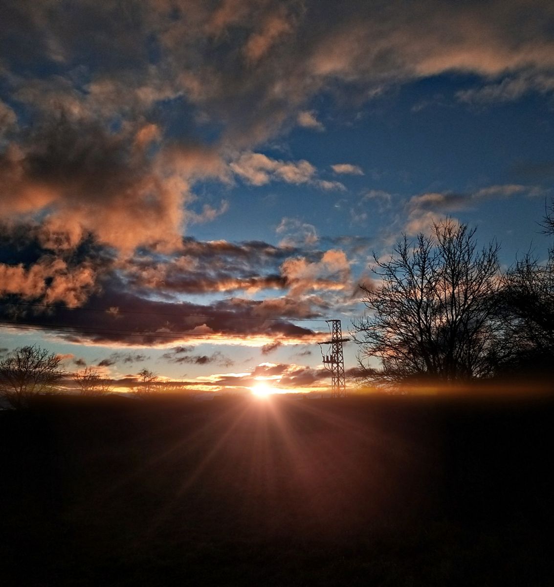Morgen Farben Sonnenaufgang