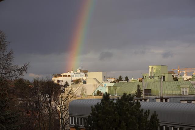 Regenbogen heute um 16.30