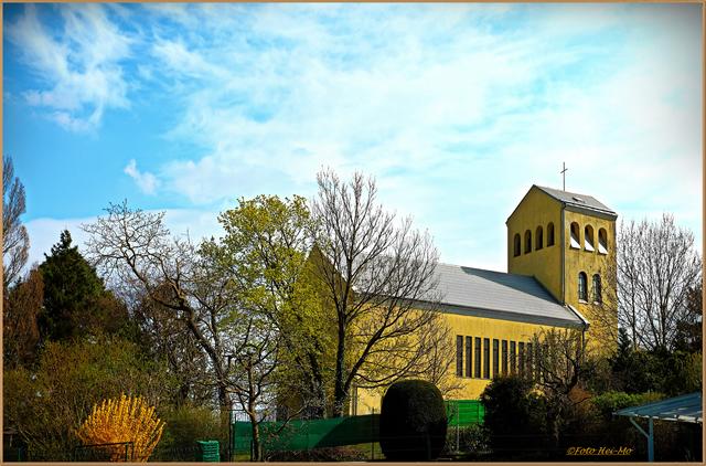Die Schafbergkirche (Thomas Morus-Kirche, auch Juristenkirche genannt) in Hernals.