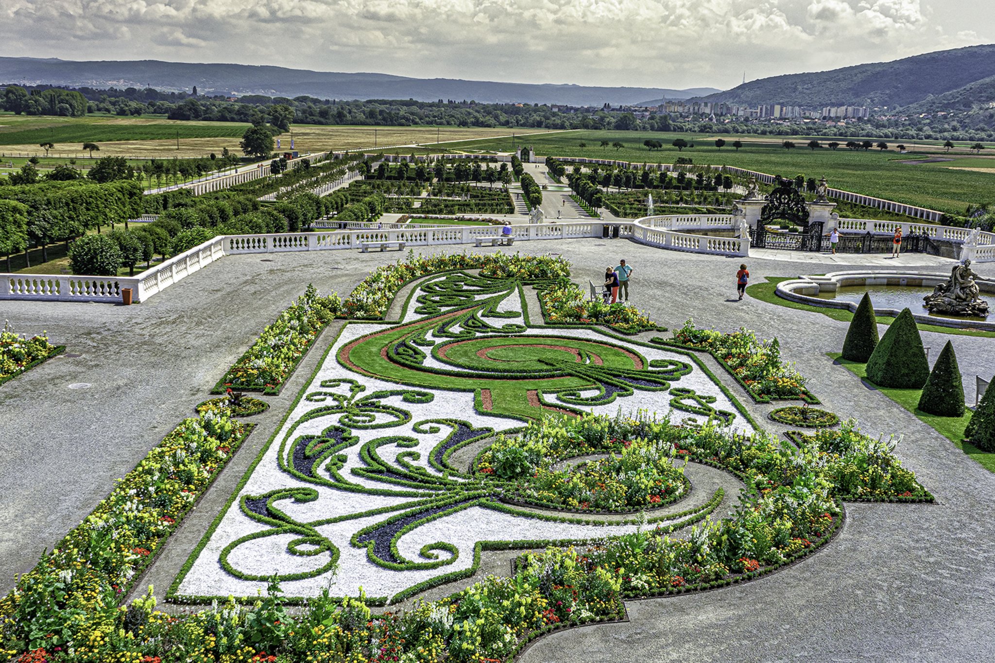 Empfehlenswerter Ausflug in die Gartenanlagen von Schloß Hof