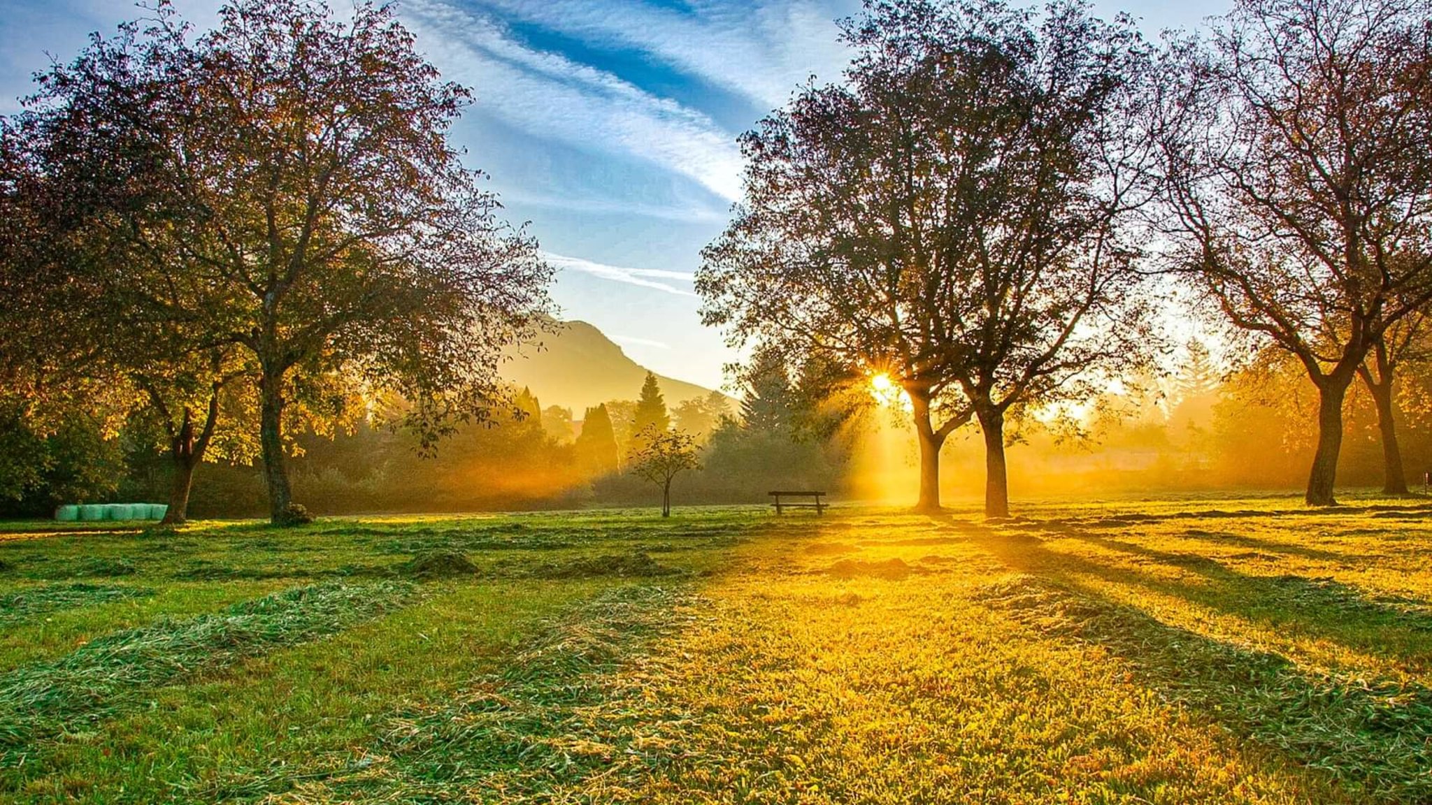 Epischer Sonnenaufgang Reichenau An Der Rax N he Wartholz