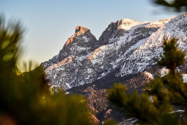 Der Admonter Reichenstein im Abendlicht