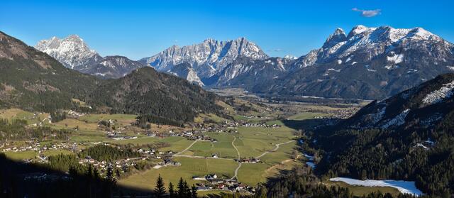 wundervolles Bergpanorama