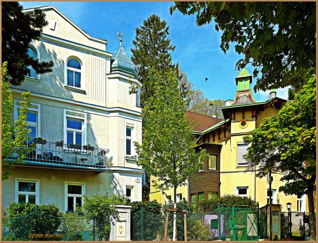 Das Liebhartstal in Ottakring erstreckt sich an den Hängen des Wilhelminenberg und es finden sich dort sehr schöne Villen.