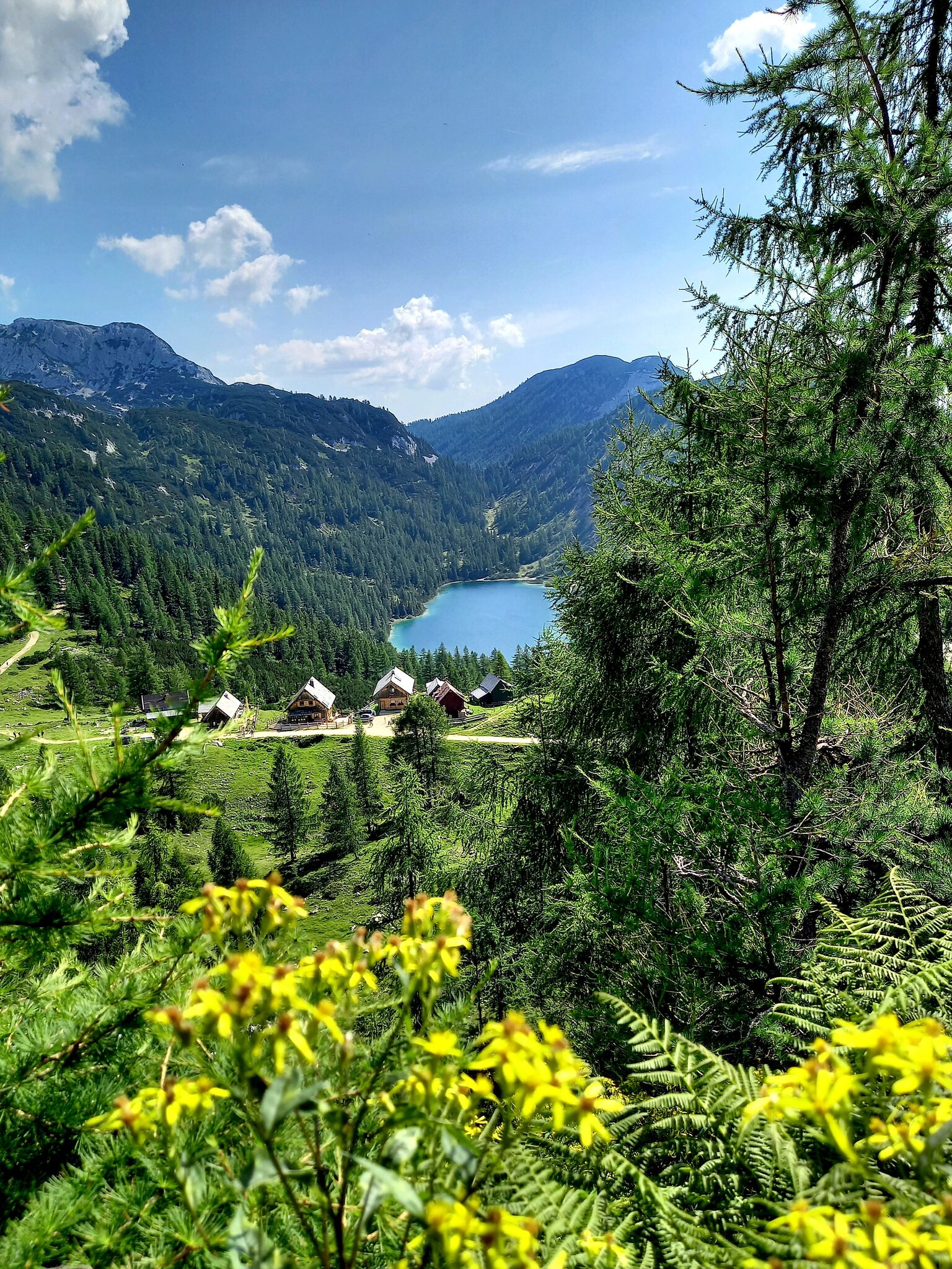 Blick auf den Steirersee / Tauplitzalm