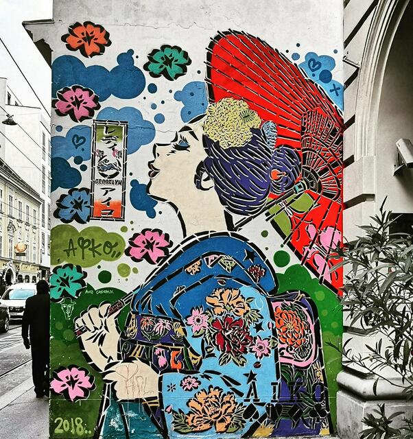 In der Siebensterngasse gesehen 