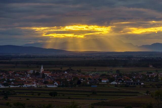 Wunderbarer Sonnenuntergang.