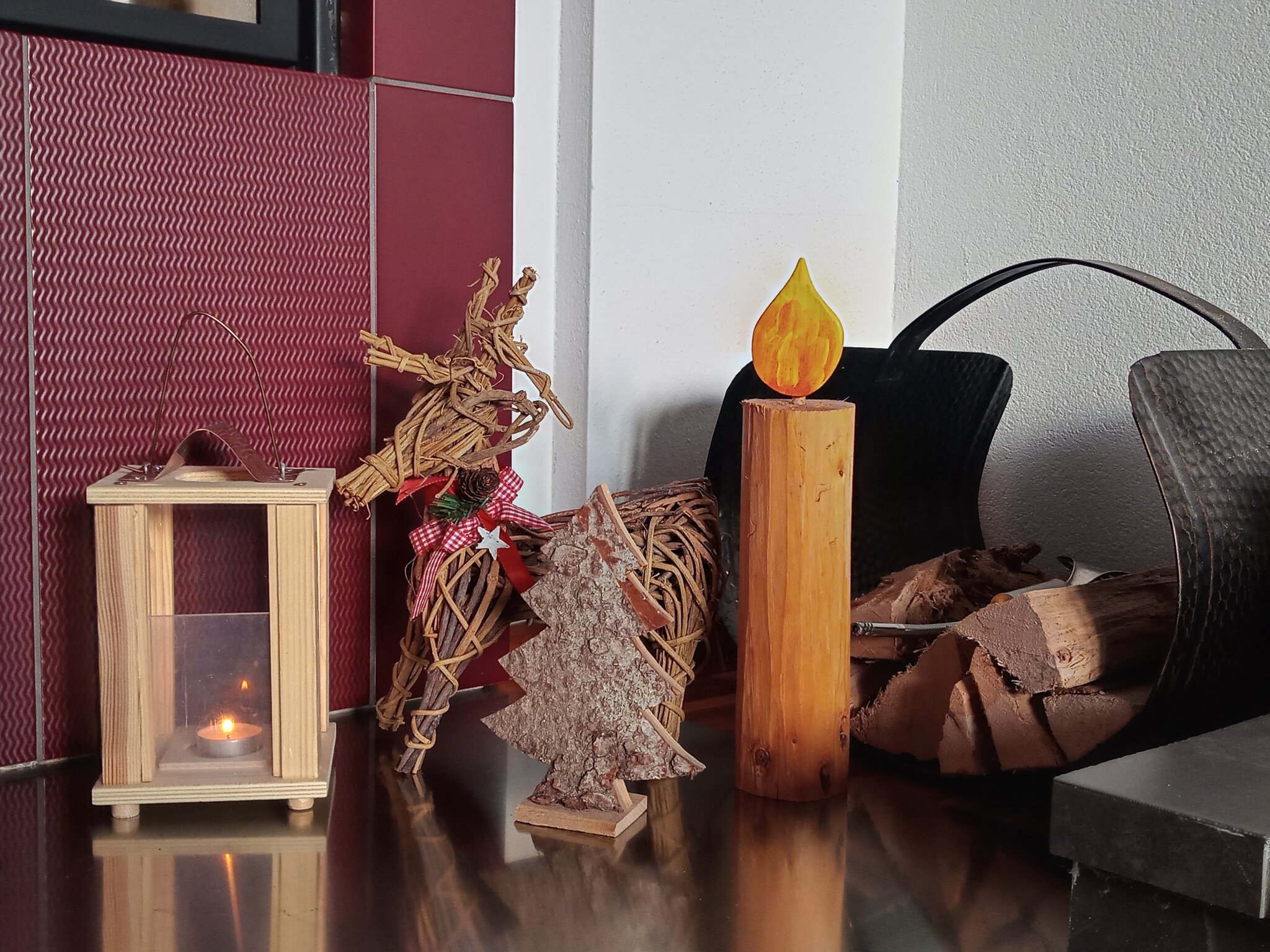 weihnachtliches dekorieren daheim