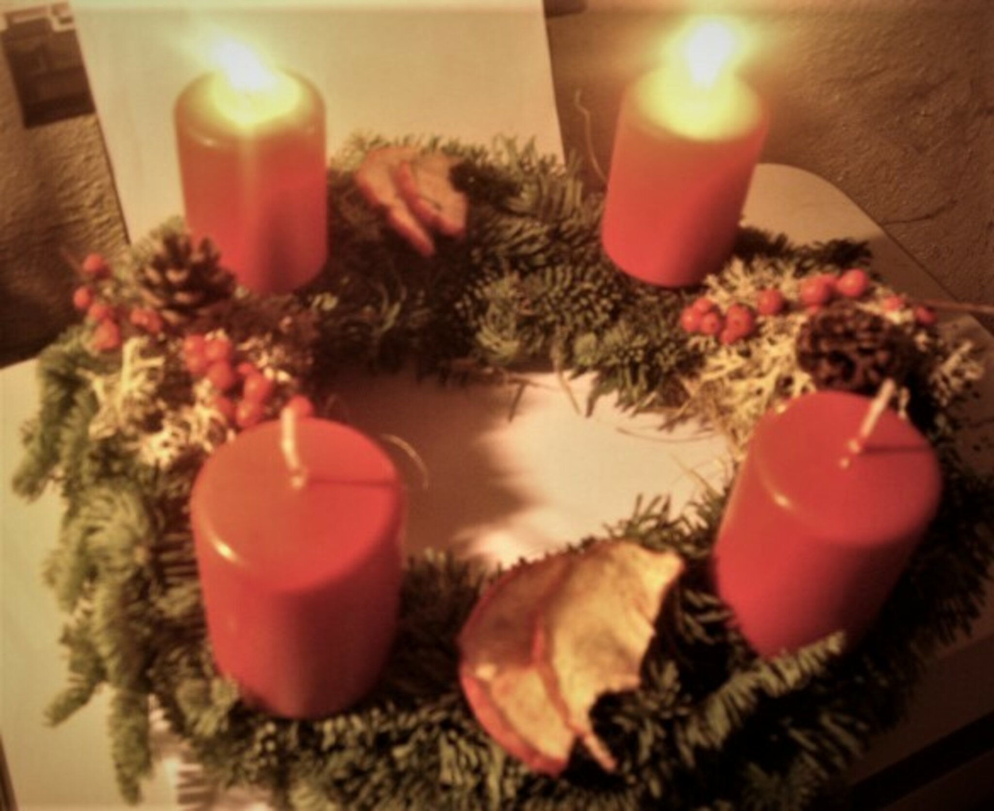 advent advent die erste kerze brennt
