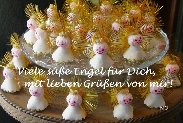 Viele süße Engel für Dich, mit lieben Grüßen von mir!