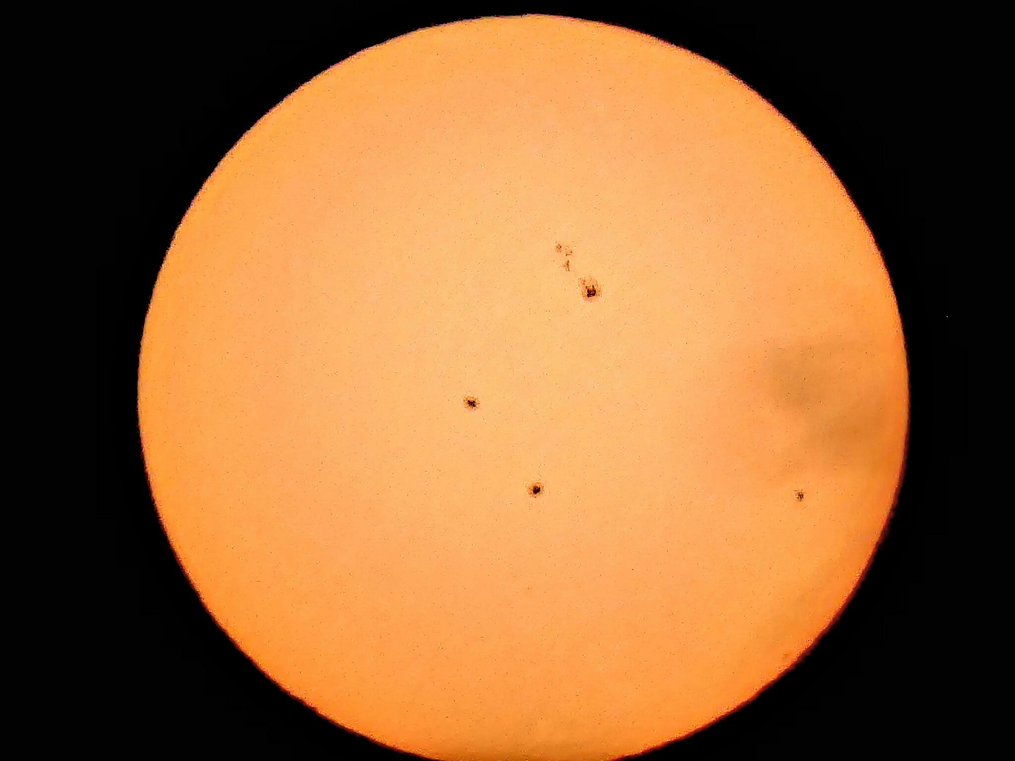Die neuesten Sonnenflecken