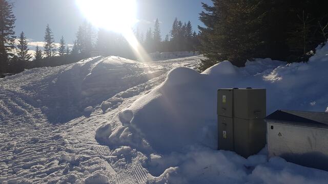 Ein sonniger Wintertag auf der Rieseralm